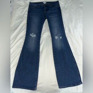 Low rise flare jeans size 9